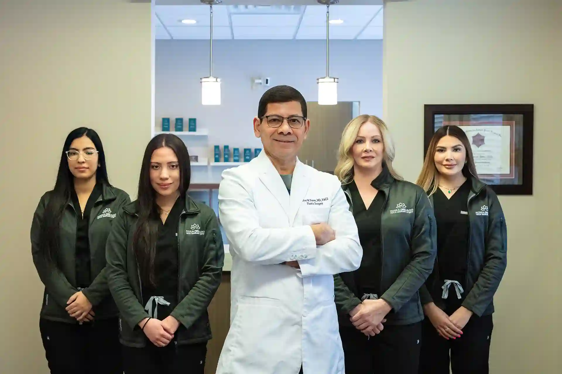 Dr Victor Perez and team